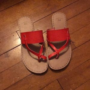 Gap Red Sandals